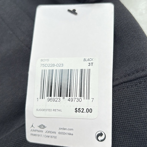 NWT Michael Jordan Sweatshirt Hoodie Boys 3T - Picture 2 of 10